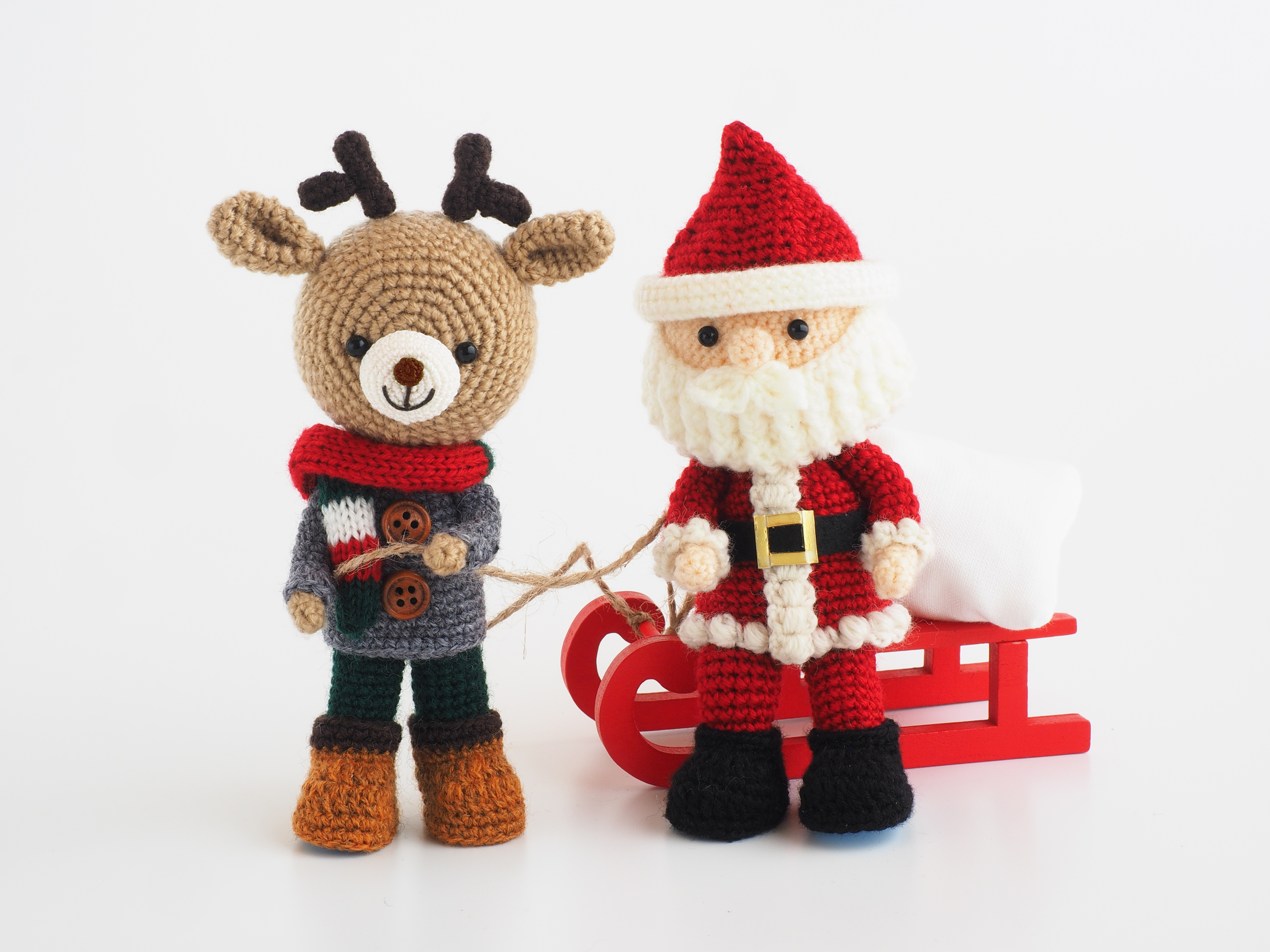 Amigurumi viejito pascuero