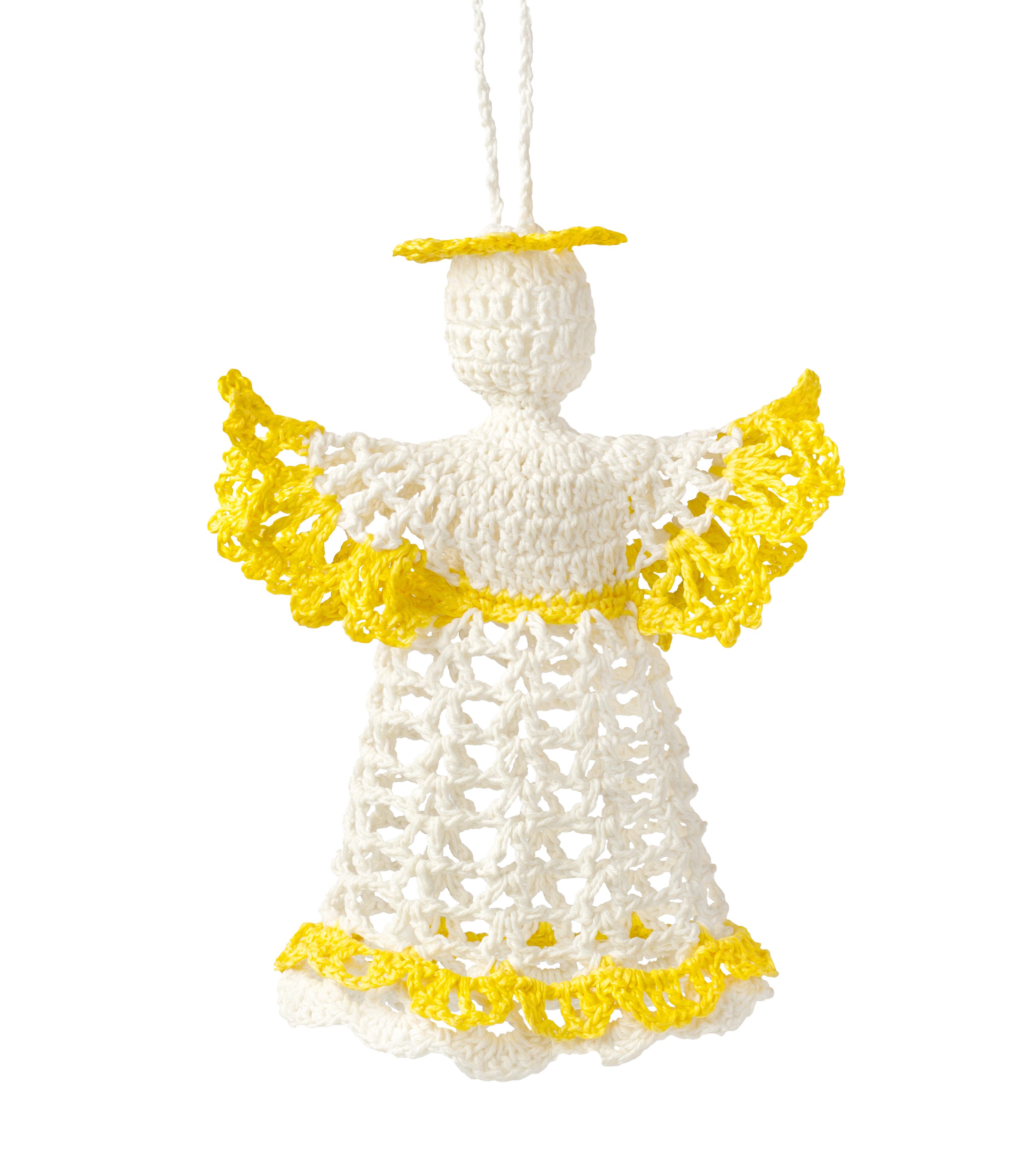 Angel navideño crochet