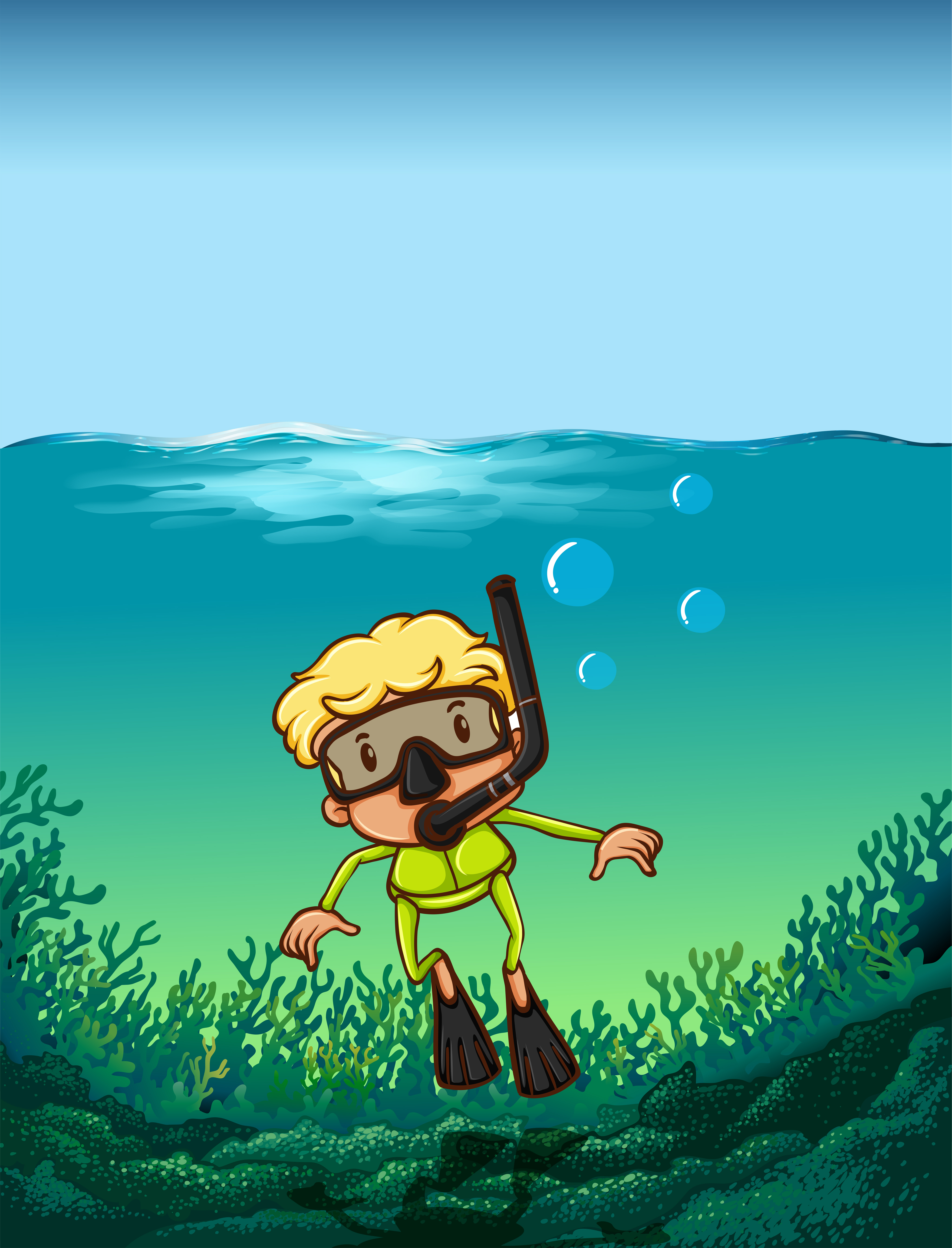 Niño mar