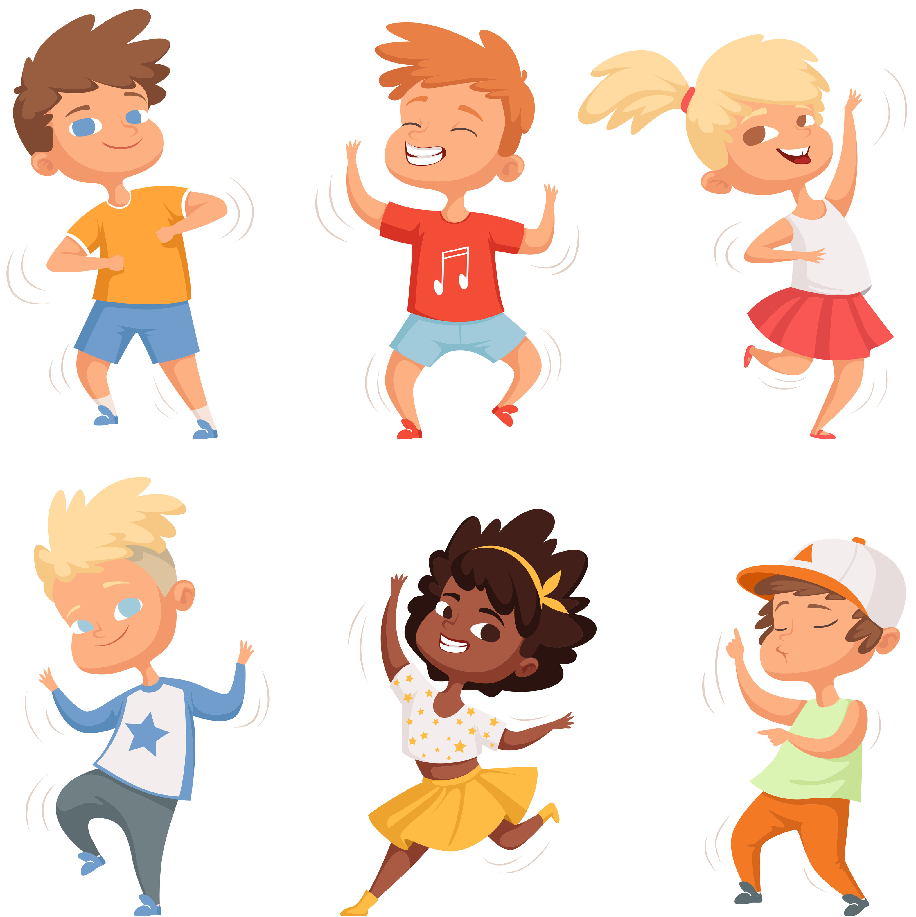 Niños bailando