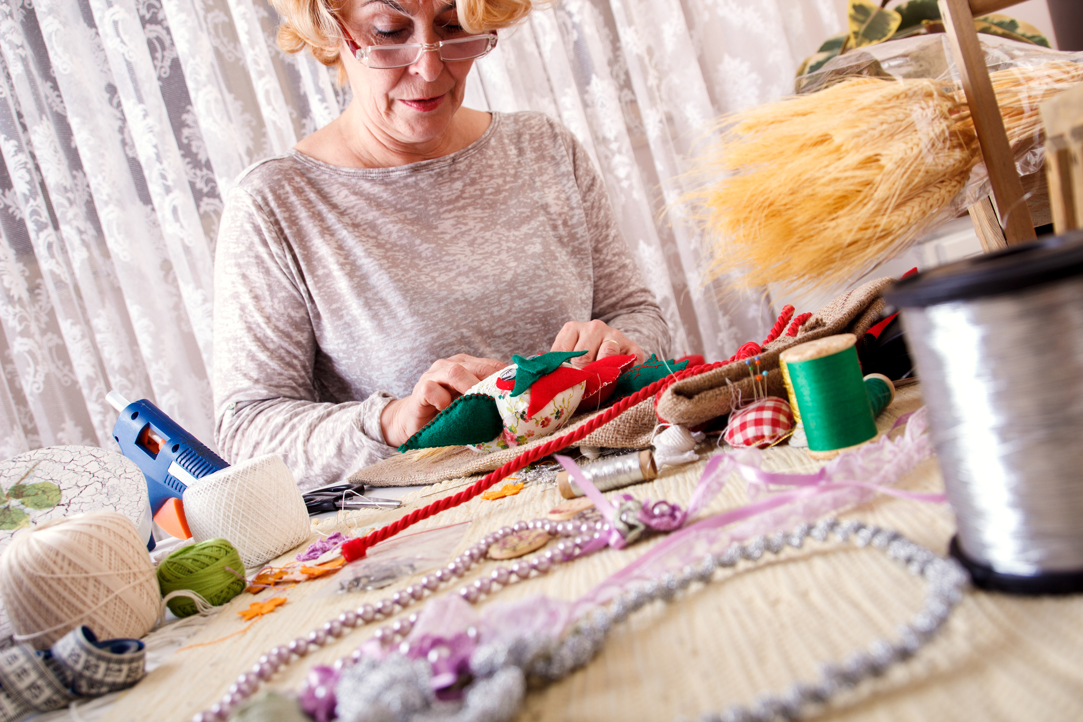Taller de joyas textiles
