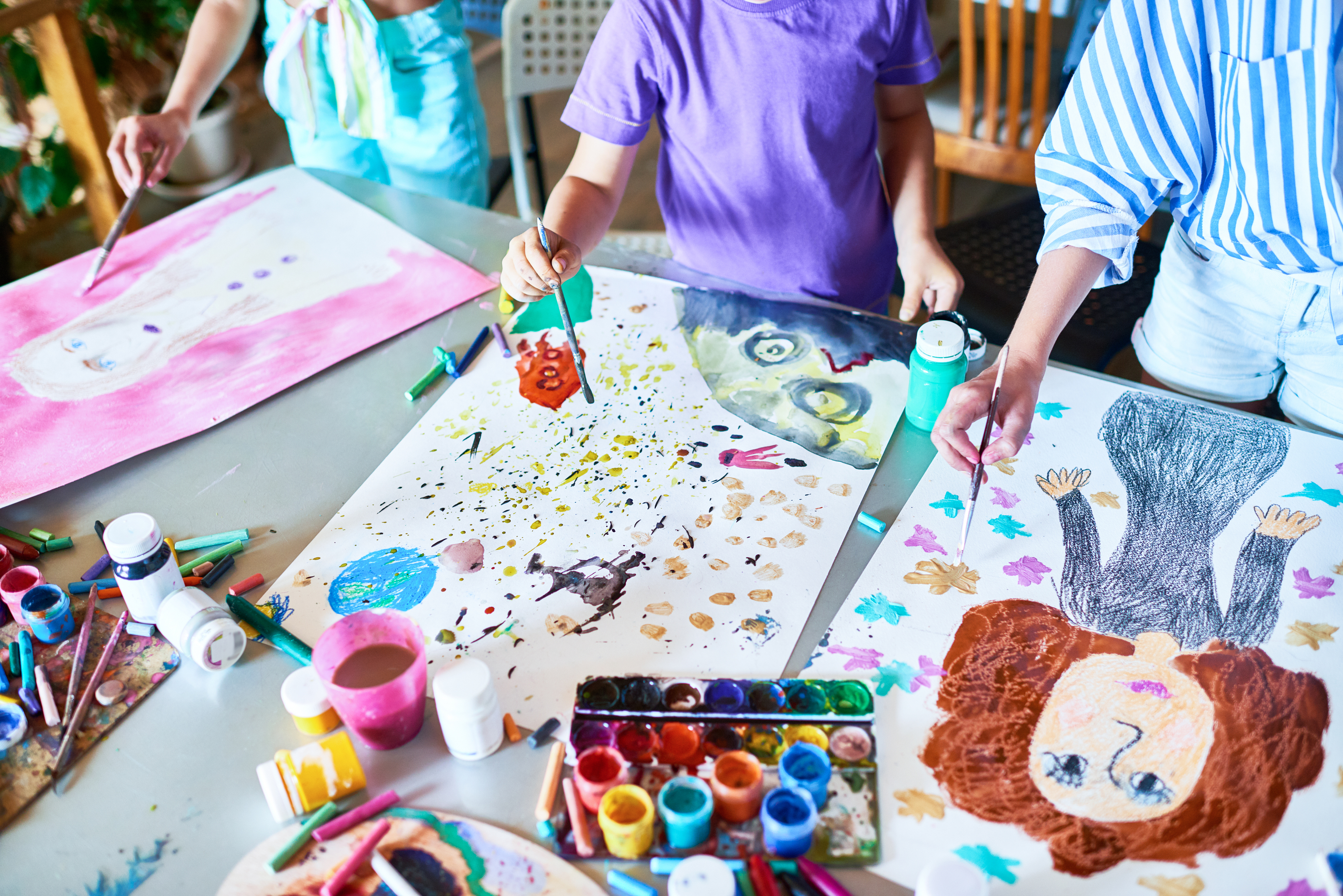 taller pintura en cuadros